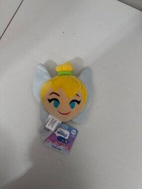 Disney Emoji Tinker Bell Reversible Plush Doll - Happy & Smiling Faces